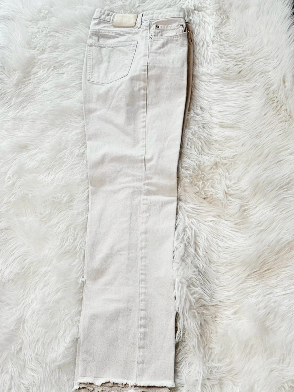 Zara The Real HR Straight Jeans in Arctic Natural 8 Minimalist Classic Boho